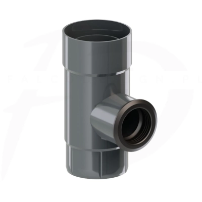 Łapacz deszczówki PVC ⌀ 90 firmy KROP kolor grafit